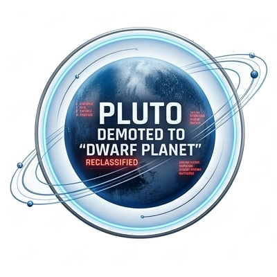 Pluto demoted to &Prime;Dwarf Planet&Prime;